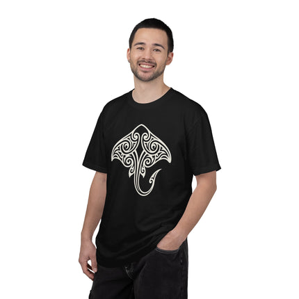Tribal Stingray T-Shirt | Maori Polynesian Ocean Life Graphic Tee