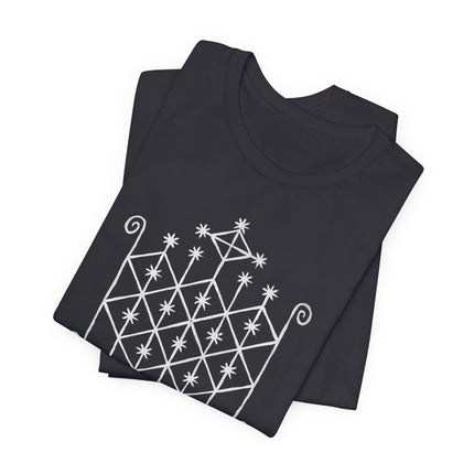 Ogoun Veve Sacred Geometry T-Shirt - Boho Voodoo Art Tee