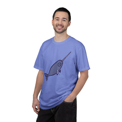 Inuit Inspired Narwhal T-Shirt | Arctic Ocean Animal Graphic Tee