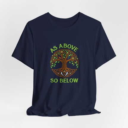 As Above So Below Tree of Life T-Shirt | Celtic Spiritual Tee | 2