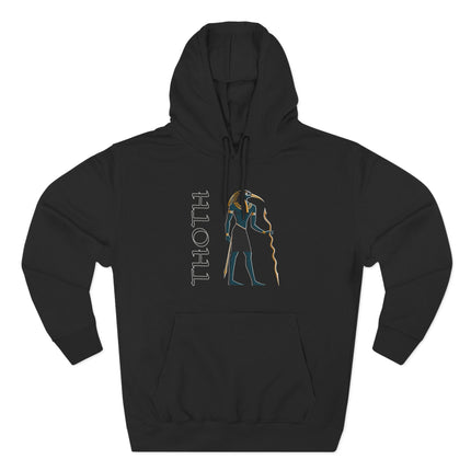 Thoth Graphic & Text Hoodie | Ancient Egyptian God Unisex Pullover | V3