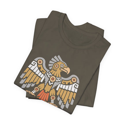 Aztec Eagle T-Shirt | Spread-Wing Mesoamerican Bird Graphic Tee