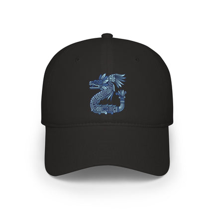 Feathered Serpent DTF Print Baseball Cap | Aztec Inspired Quetzalcoatl Hat