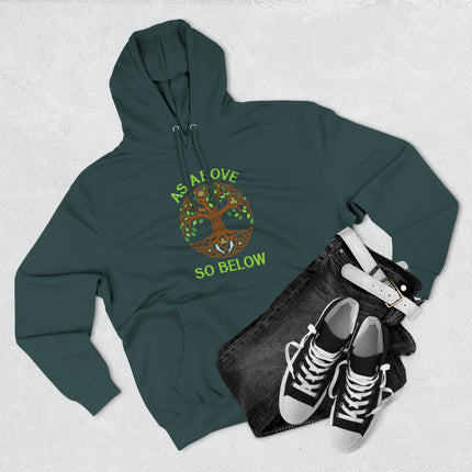 As Above So Below Tree of Life Hoodie | Celtic Knot Spiritual Pullover Hoodie