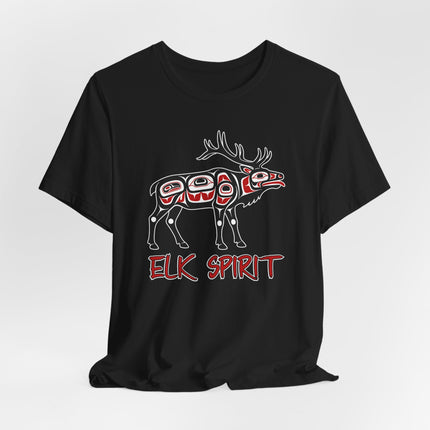 Elk Spirit Native American Formline Art Wildlife T-Shirt | Spirit