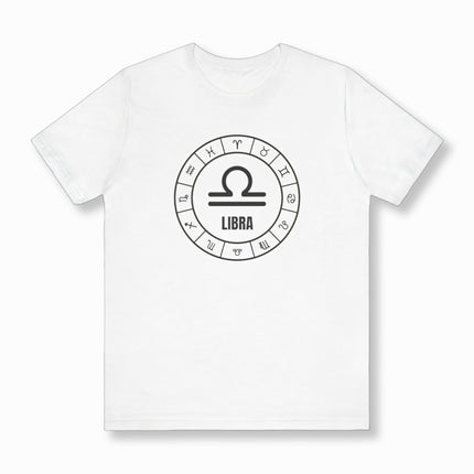Libra Zodiac Sign Astrology T-Shirt | Symbolic Design Unisex Tee | V7