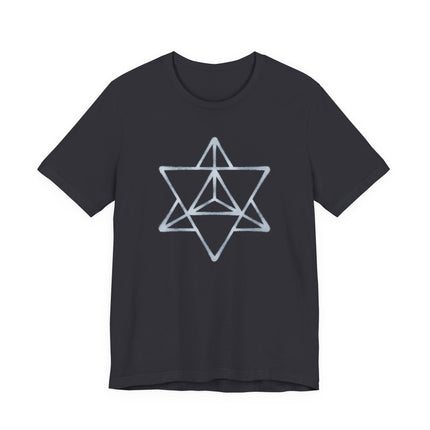 Merkaba Symbol T-Shirt | Sacred Geometry Star Tetrahedron Tee