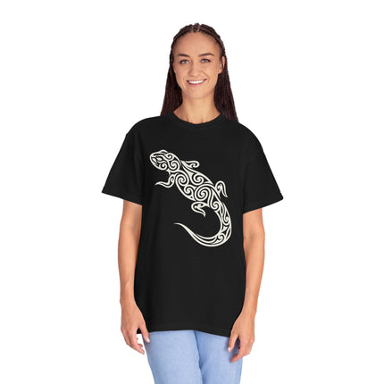 Tribal Lizard Swirl Pattern Graphic Unisex Unisex T-Shirt | Comfort Colors