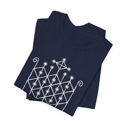 Ogoun Veve Sacred Geometry T-Shirt - Boho Voodoo Art Tee
