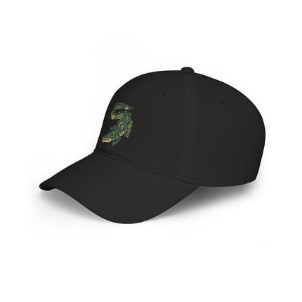 Mayan Crocodile DTF Print Baseball Cap | Ancient Civilization Art Hat