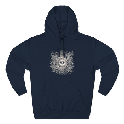 Triple Moon Eye Spiritual Awakening Graphic Hoodie