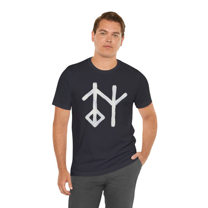 Wisdom Bind Rune T-Shirt | Norse Pagan Symbol Runic Graphic Tee