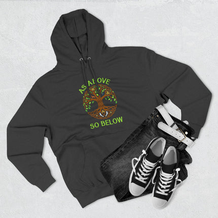 As Above So Below Tree of Life Hoodie | Celtic Knot Spiritual Pullover Hoodie