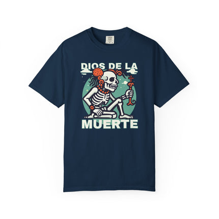 Yum Kimil Mayan Death God T-Shirt | Skeleton Mythology Graphic Tee | V1