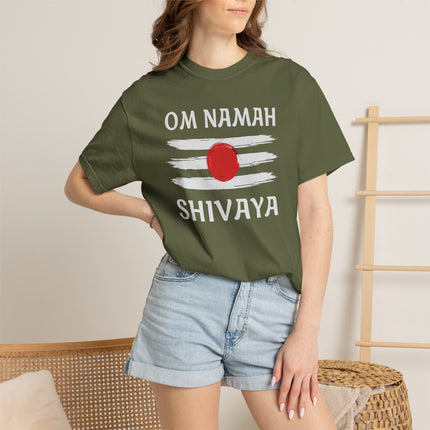 Om Namah Shivaya Tripundra T-Shirt - Spiritual Shiva Graphic Tee