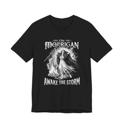 The Morrigan Awake The Storm Tee | Celtic Art Print T-Shirt