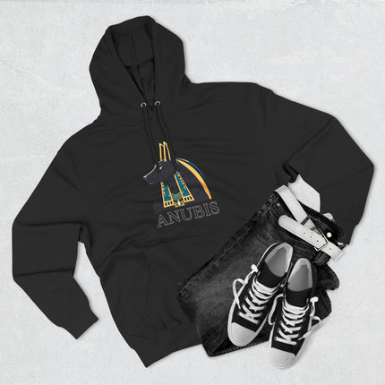 Anubis Hoodie | Ancient Egyptian God Text & Graphic Unisex Pullover V1