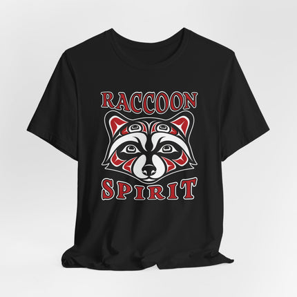 Raccoon Spirit Tribal T-Shirt | Native American Style Animal Tee | Spirit