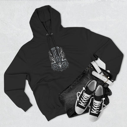 Viking Thor Mjolnir hoodie featuring Norse mythology lightning hammer design.