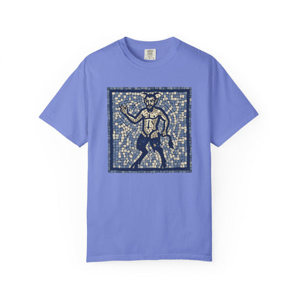 Satyr Mosaic T-Shirt | Ancient Greek Mythology Creature Tee | Comfort Colors