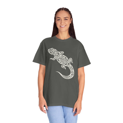 Tribal Lizard Swirl Pattern Graphic Unisex Unisex T-Shirt | Comfort Colors