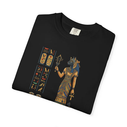 Egyptian Goddess Bastet Graphic Tee - Ancient History Art Shirt