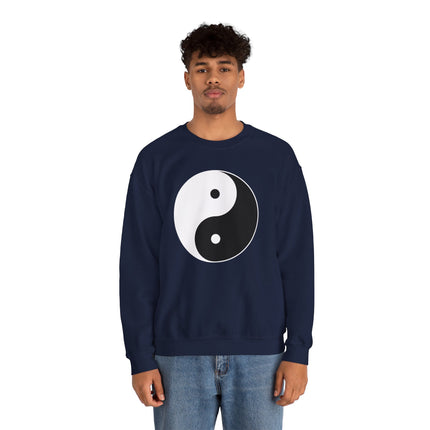 Yin Yang Symbol Sweatshirt | Harmony and Balance Graphic Unisex Pullover | V1