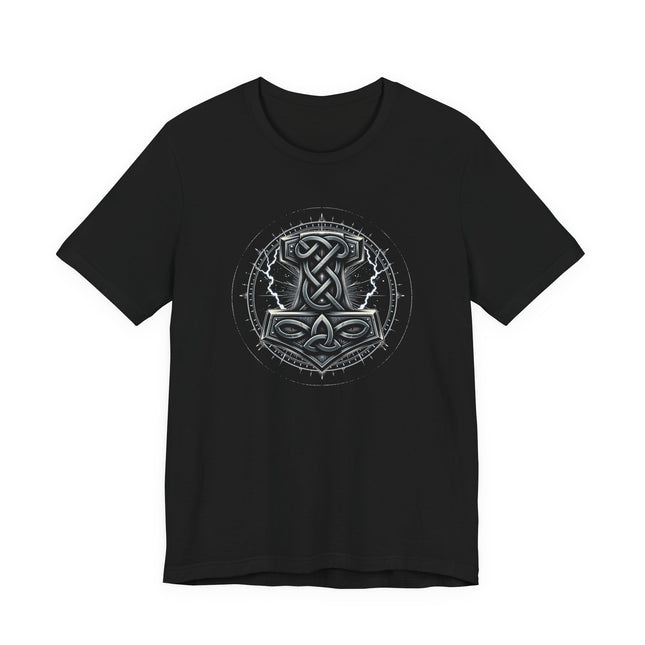 Mjolnir Viking Hammer T-Shirt | Norse Mythology Tee | V4