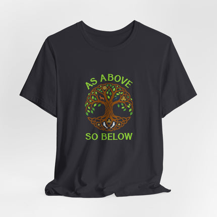 As Above So Below Tree of Life T-Shirt | Celtic Spiritual Tee | 2