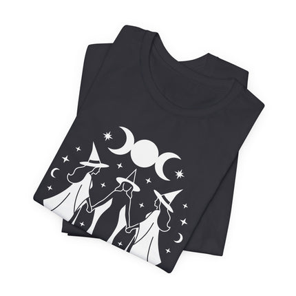 Triple Goddess Moon Phases Graphic Tee | Witches Moon Apparel