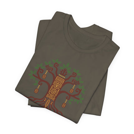 Mayan Ceiba Tree T-Shirt | Branching Tree and Exposed Root Design Tee