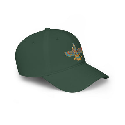 Faravahar DTF Print Baseball Cap | Ancient Iranian Art Zoroastrian Hat