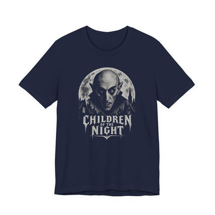 Children of the Night T-Shirt | Moonlit Gothic Vampire Portrait Tee