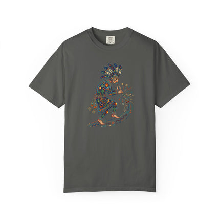 Southwestern Flute Player T-Shirt - Colorful Art Graphic Tee
