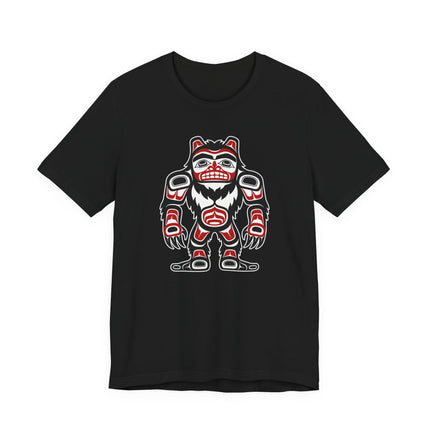Bigfoot Sasquatch T-Shirt | Northwest Coast Indigenous Art Tee