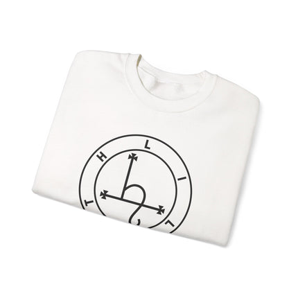 Lilith sigil occult symbol pullover sweatshirt for witchy esoteric style apparel.