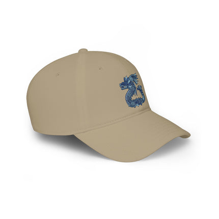 Feathered Serpent DTF Print Baseball Cap | Aztec Inspired Quetzalcoatl Hat