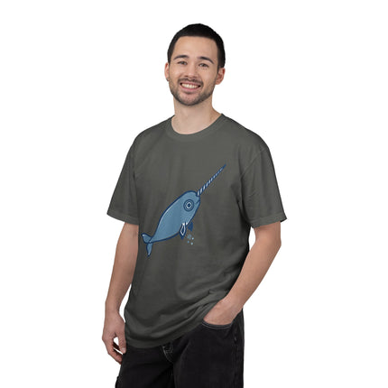 Inuit Inspired Narwhal T-Shirt | Arctic Ocean Animal Graphic Tee
