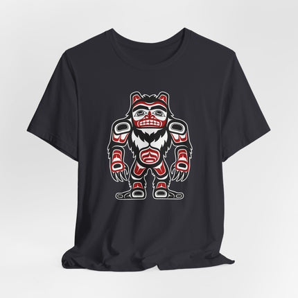 Bigfoot Sasquatch T-Shirt | Northwest Coast Indigenous Art Tee