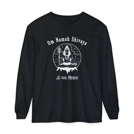 Om Namah Shivaya T-Shirt | Shiva Mantra Graphic Long Sleeve Tee