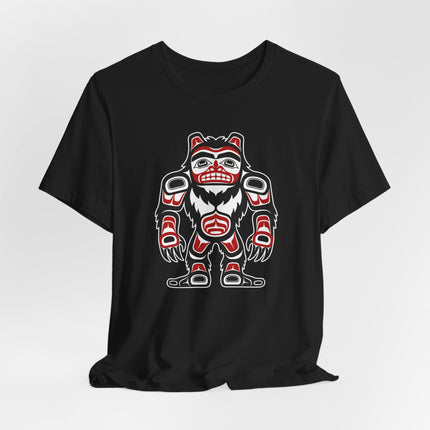 Bigfoot Sasquatch T-Shirt | Northwest Coast Indigenous Art Tee