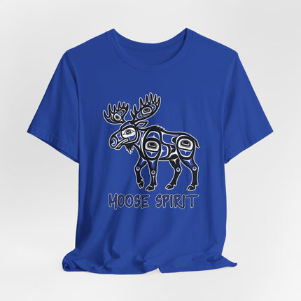 Moose Spirit Native American Formline Art T-Shirt | Indigenous Animal Graphic Tee | Spirit