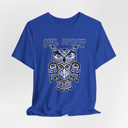Owl Spirit Haida Formline Art T-Shirt | Indigenous Tribal Owl Tee | Spirit
