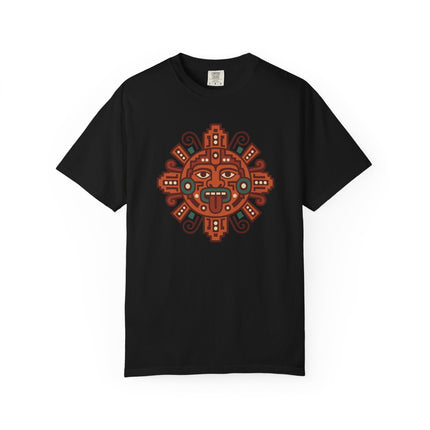 Mayan Sun T-Shirt | Terracotta Mesoamerican Inspired Graphic Tee