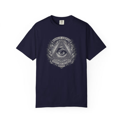 Eye of Providence Graphic T-Shirt | Annuit Coeptis Seal Tee