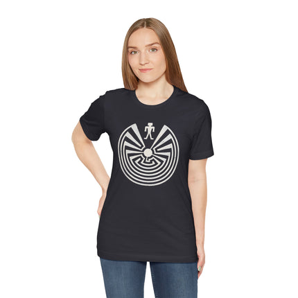 Hopi Man in the Maze Native American Symbol T-Shirt | Indigenous Graphic Tee