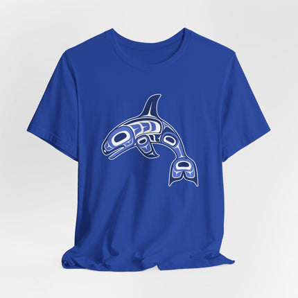 Indigenous Orca Formline Art T-Shirt | Northwest Coast Killer Whale Design | Whale