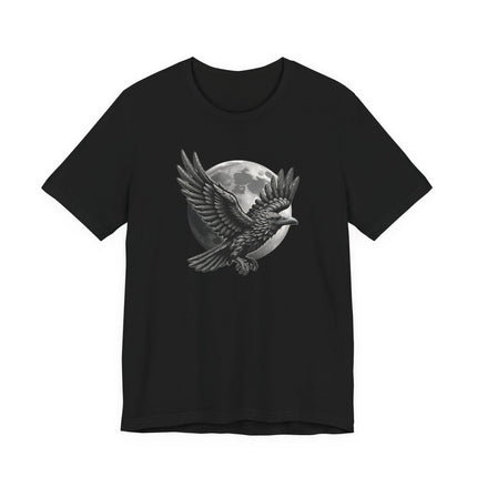 Raven Moon Graphic T-Shirt | Norse Mythology Tee | V15