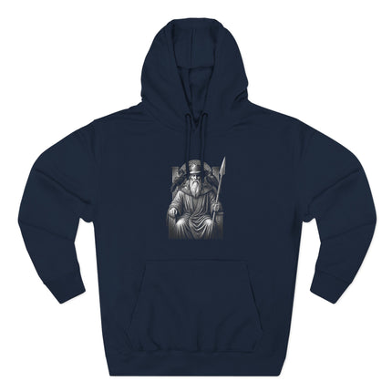 Odin Allfather Norse Mythology Hoodie | Viking God Ravens Spear Pullover Hoodie