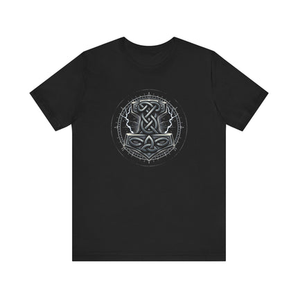 Mjolnir Viking Hammer T-Shirt | Norse Mythology Tee | V4